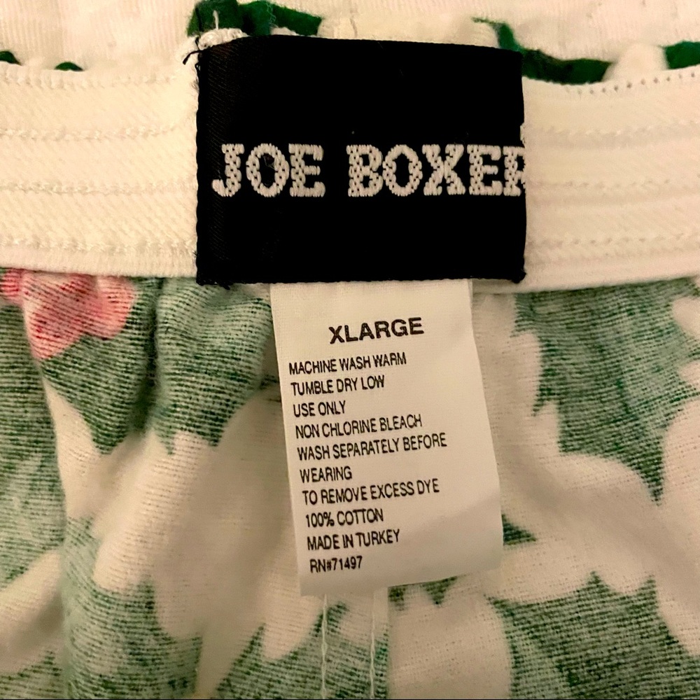 Joe Boxer Men’s Holiday Underware Holly Motif XL - Picture 4 of 4